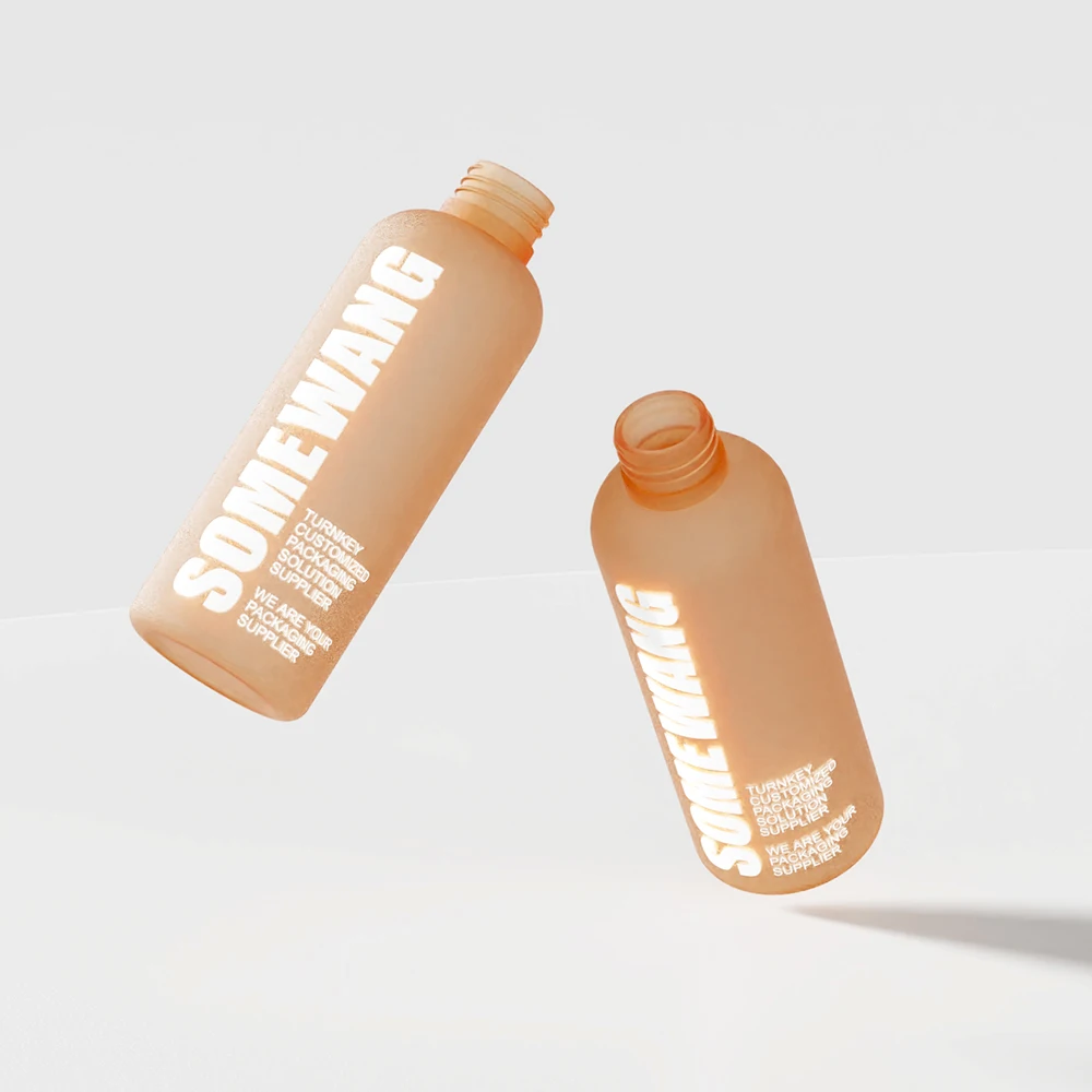 Wholesale 180ml PE Plastic Hair Oil Bottle with Comb Smooth Root for Cosmetics & Scalp Hair Skincare Use