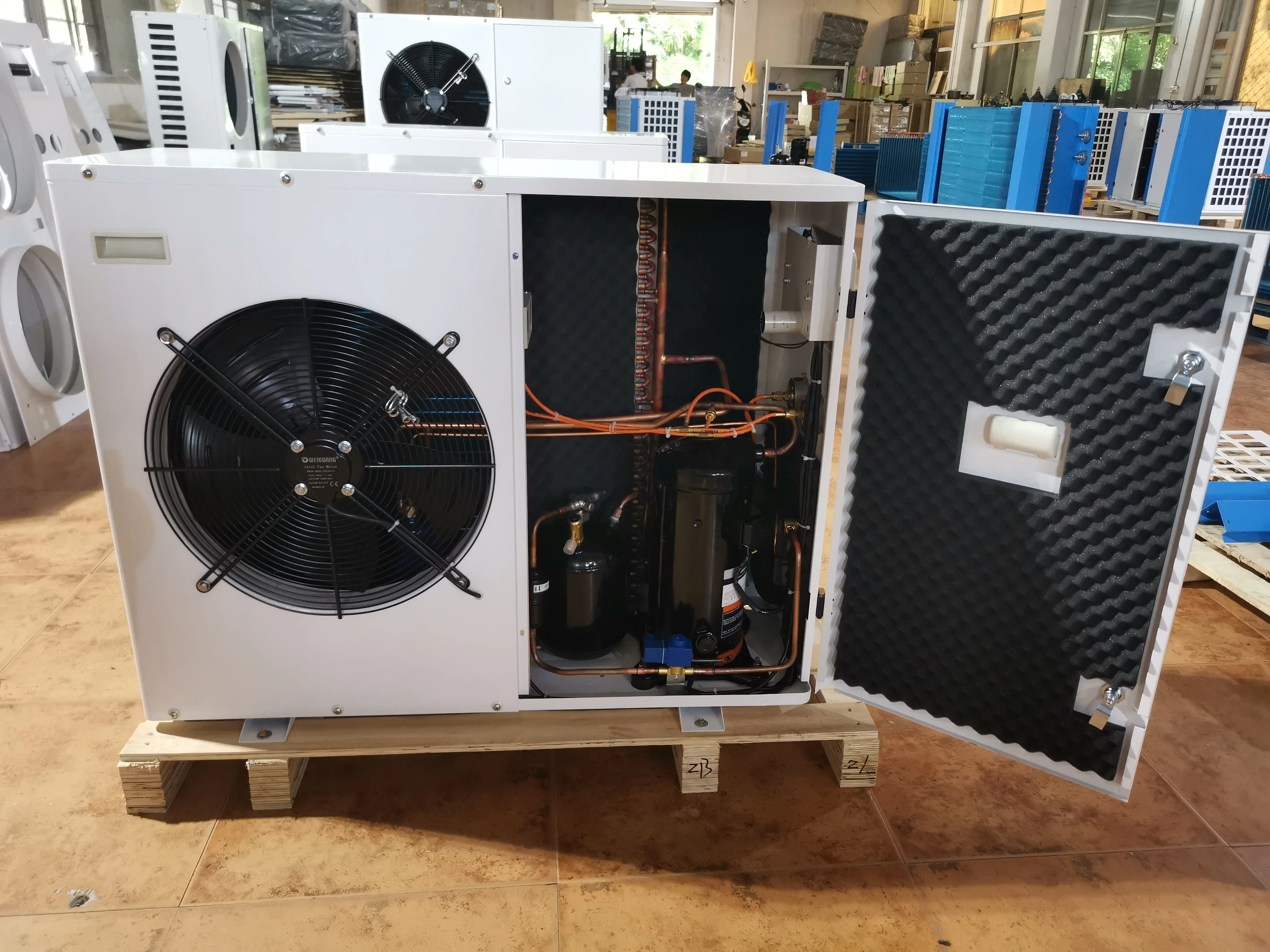 3hp ZB21KQE-TFD Copeland ZB scroll compressor condensing unit