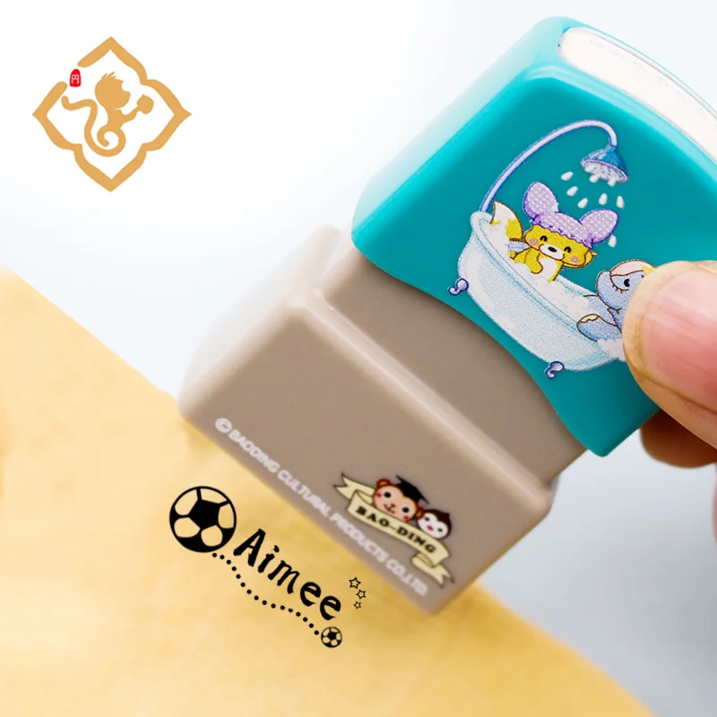 Kids Clothes Name Stamp Hot Selling Customized Diy Flash Stamps Clothing
