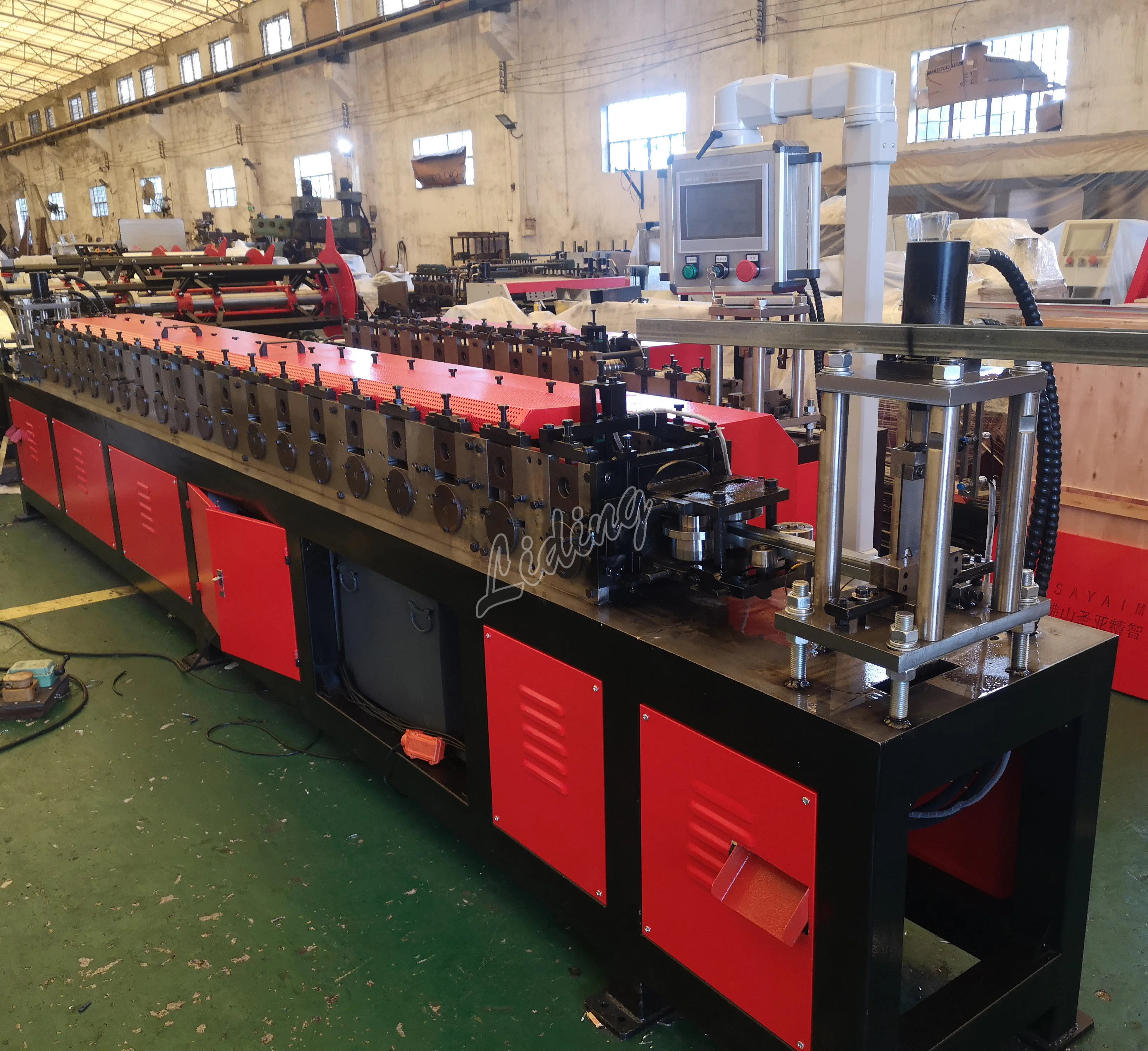 JIN-shaped forming building making machine equipment Metal Light Steel Keel  roll forming machine