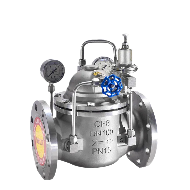DKV 200X Pressure reducing valve cast iron pressure reducing valve DN100 PN16 CF8 Pressure reducing control valve