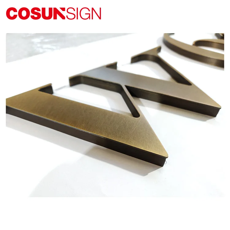 stainless steel letters 3d letters metal sign