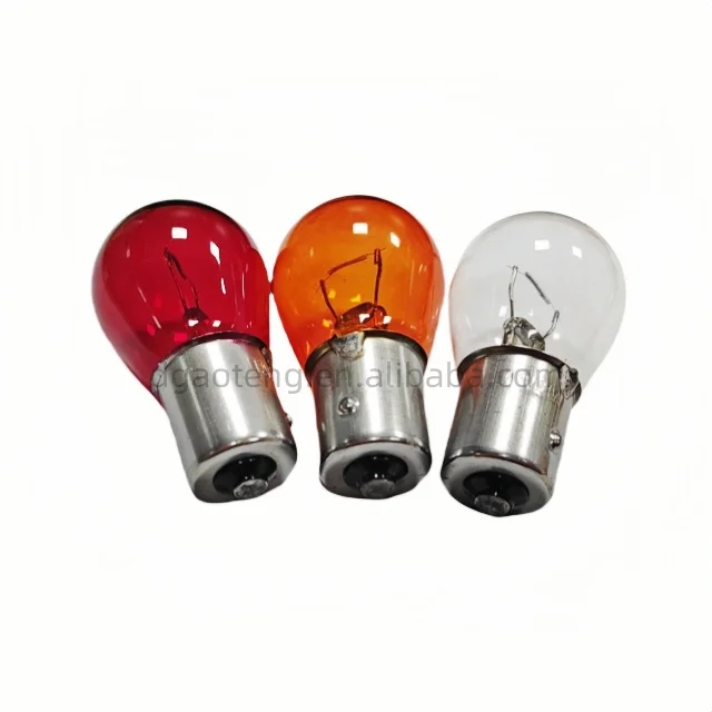 S25 car break light bulb flash car head light led bulb BAW15S halogen lamp motorcycle light bulb