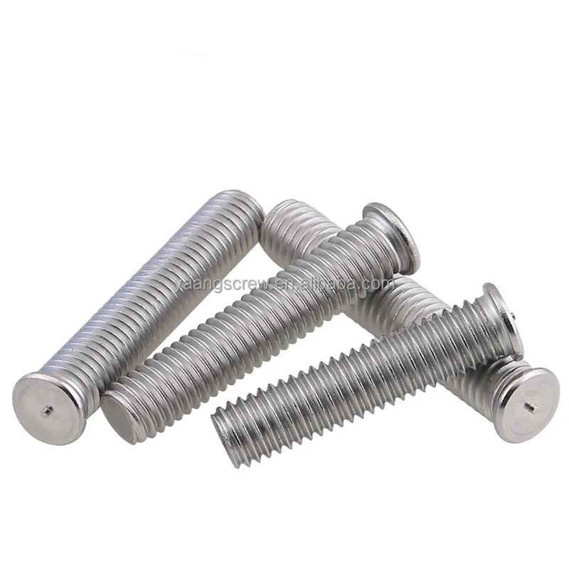 Iso 13918 Good Quality M3 M4 M5 M8 M12 Aluminum 6061 7075 Anodized Weld Bolt