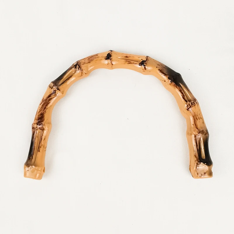 Bamboo Handle Plastic Wooden Bag Frame Handles Bamboo Purses Handles for Handbag Accessories