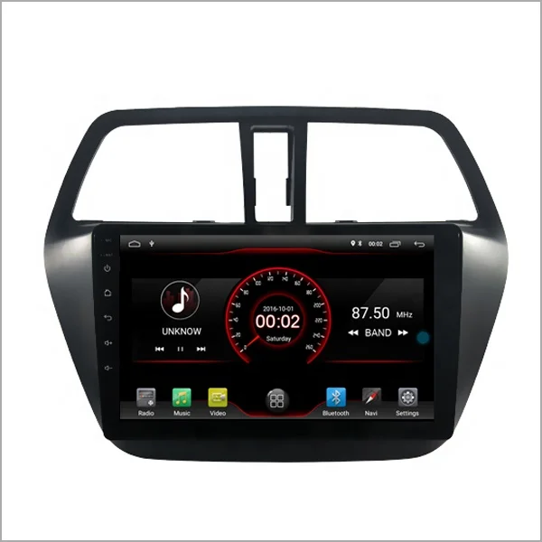 9 inch HD screen car gps navigation Android 9.0 car multimedia player For SUZUKI S-CROSS/SX4 2014