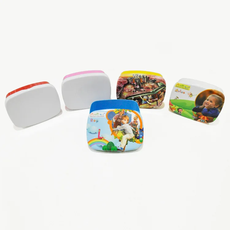 Personalized Oval Shape Lunch Box Sublimation Blank Plastic Food Container