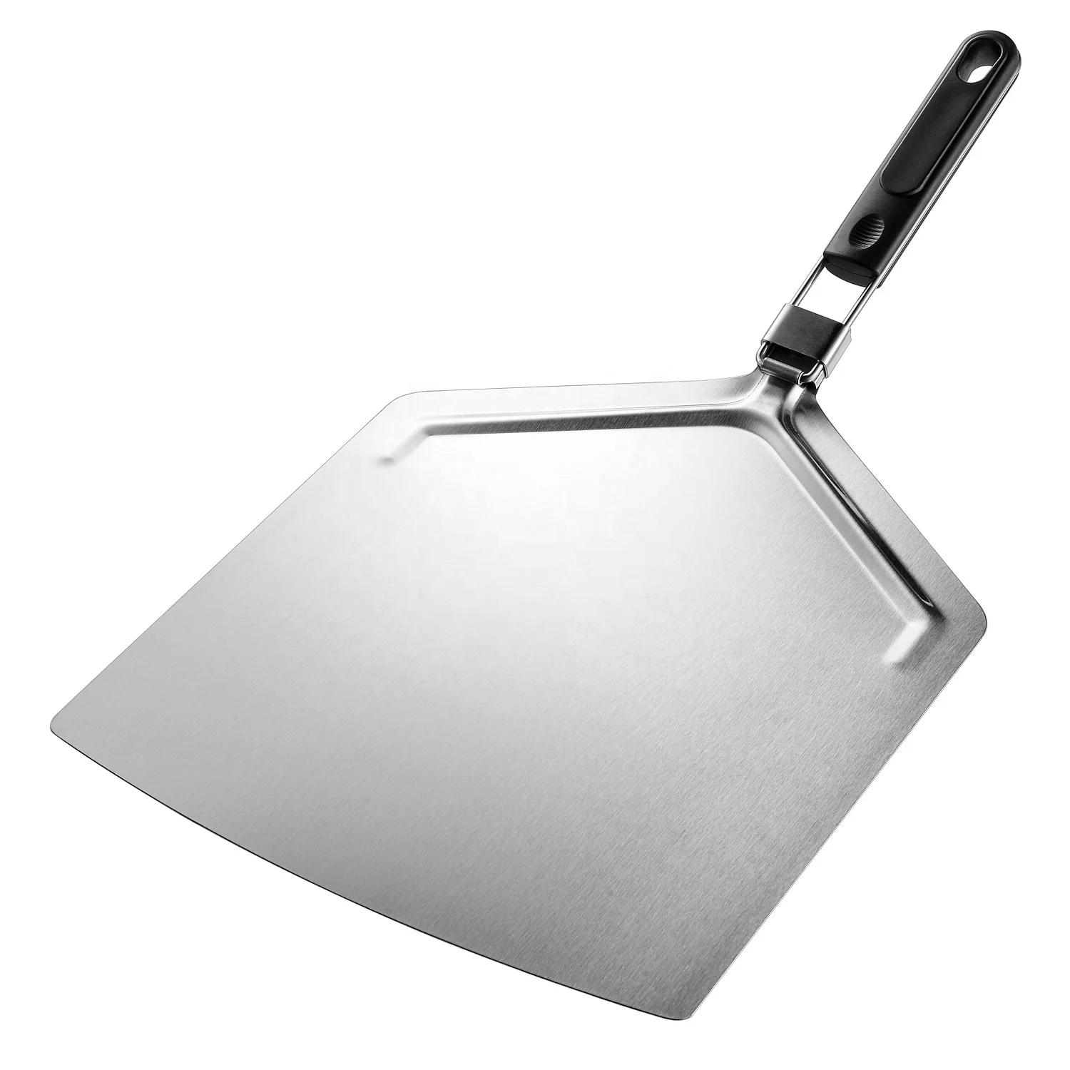 
Extra Large Stainless Steel Turning Pizza Peel with TPR handle 