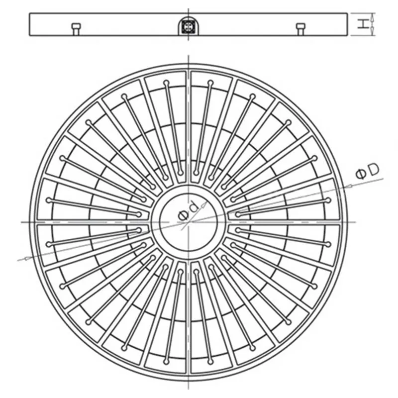 95% Energy Saving Radial-Pole eletro permanent magnetic chuck blocks for CNC Lathe  with CE cirtification and MEO cutomization