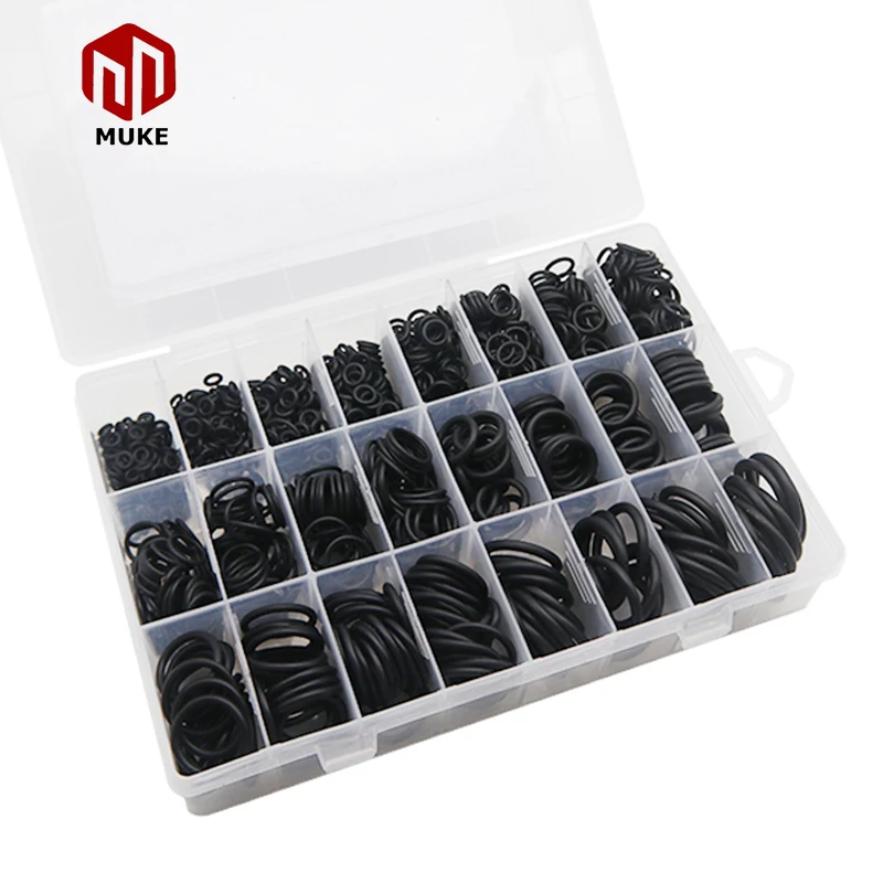 1200pcs O Ring Assortment Kit 24 Sizes Pressure Washer O Ring Kit