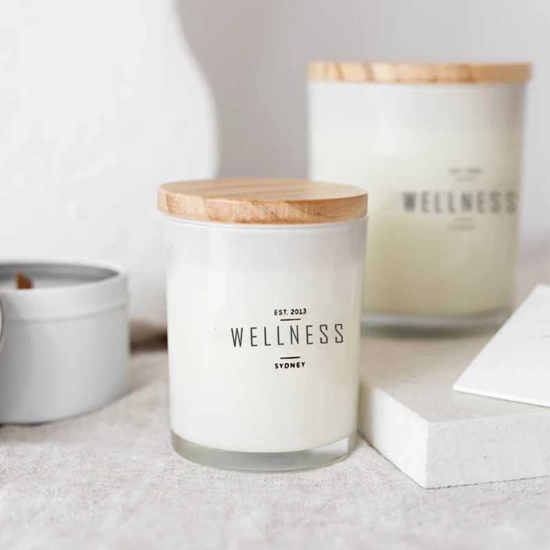 Clean burning special design new coming cheap natural soy wax wood wick scented candles