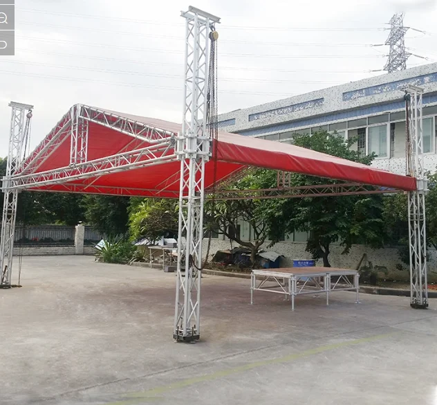 290 mm Box Truss 4m  Aluminum Roof Truss System And Stage Lighting Exhibition Truss