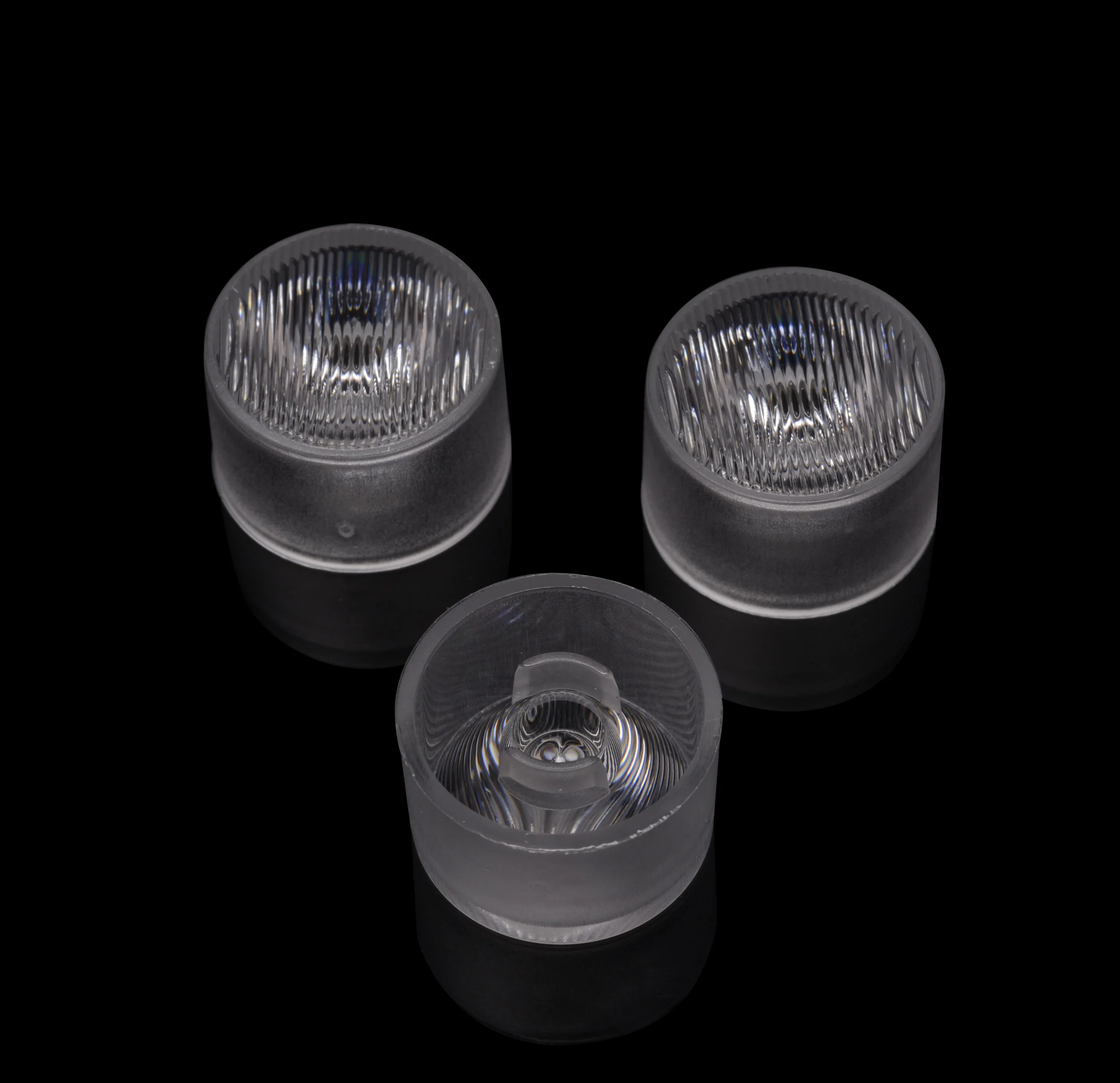 3W Rgb Focus Led Lens 21.8Mm Waterproof Pmma Lens For Rgbw Led