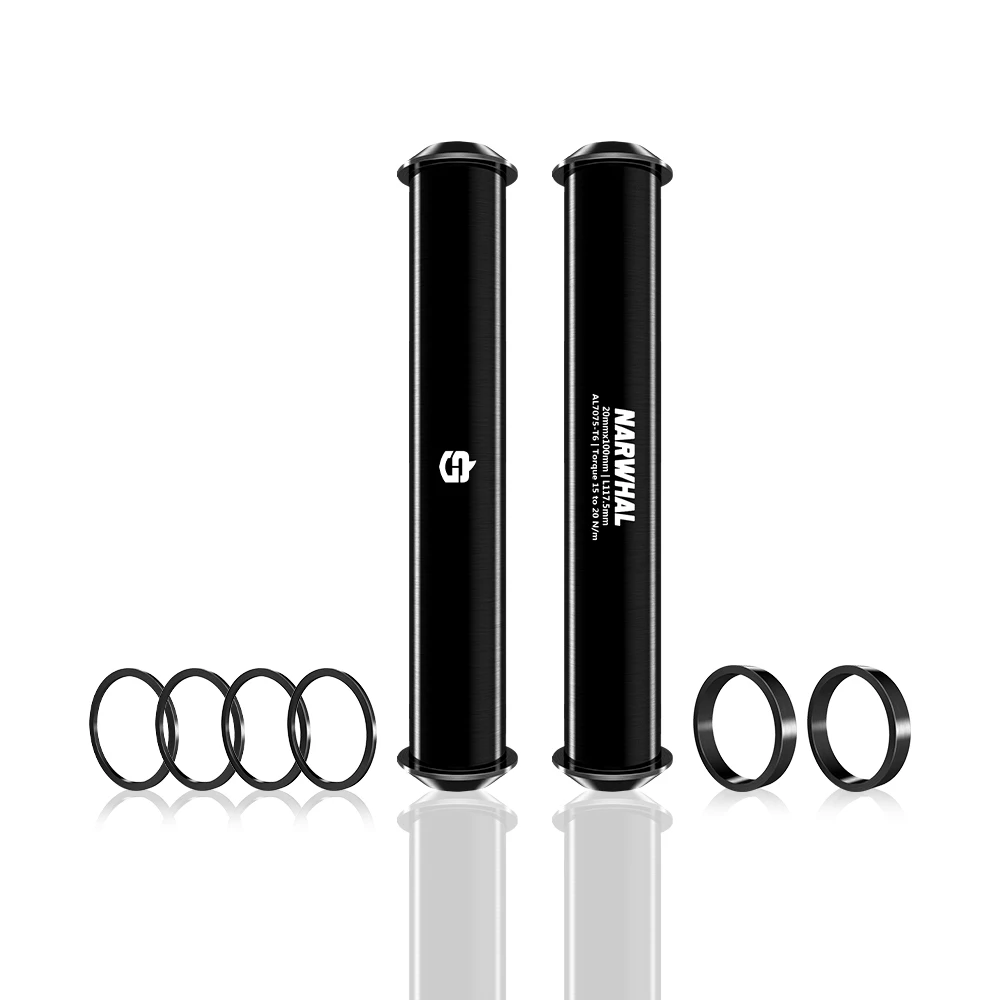 Funsea Thru Axle 20mm Racing BMX Alloy 7075 For Front Hub  BMX Race Bike Through Axle Bicycle Accessories Narwhal