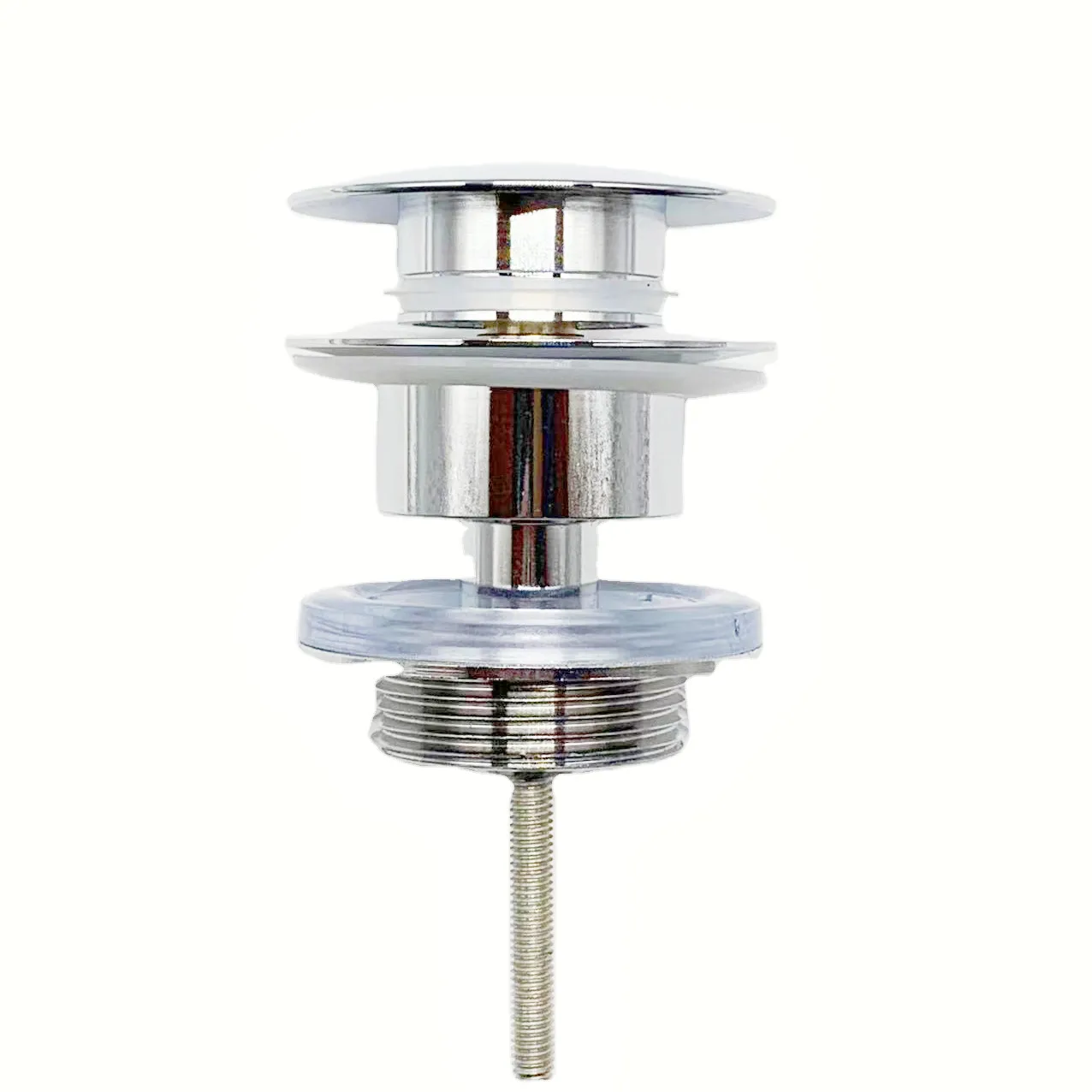 Hot sale chromed brass click clack waste pop up basin drain with best price