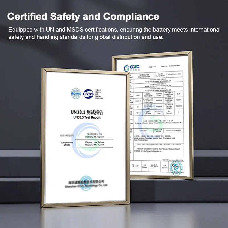 Custom Diamond Pro 310wh/kg Series 6S 12S 14S 22000mAh 25000mAh 30000mAh 33000mAh Semi Solid State Batteries Li-ion Battery Pack