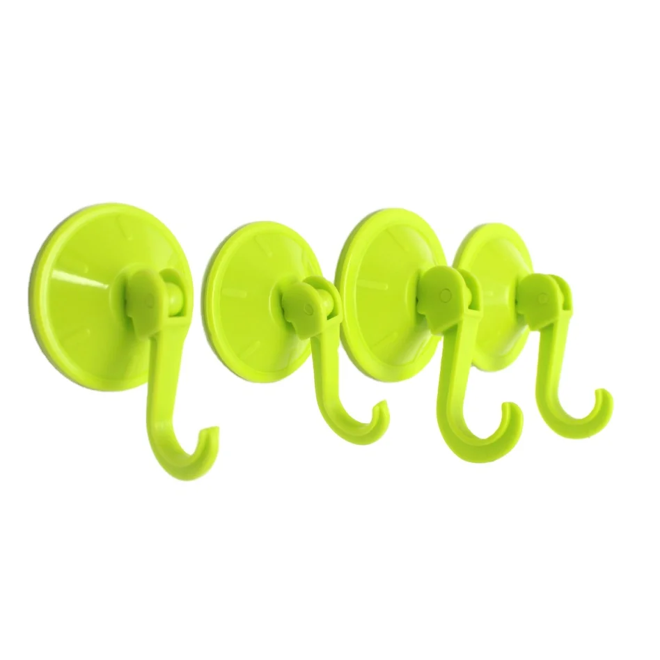 Amazon Top Seller Wall Mount Plastic Powerful Vacuum Suction Cup Hanger Holder Hooks