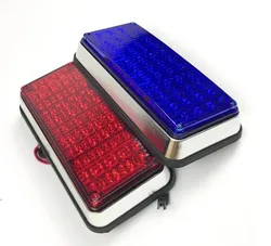 Red Blue Amber White 7 inch LED Side Light Ambulance Police Tow Truck Trailer Side Marker Light