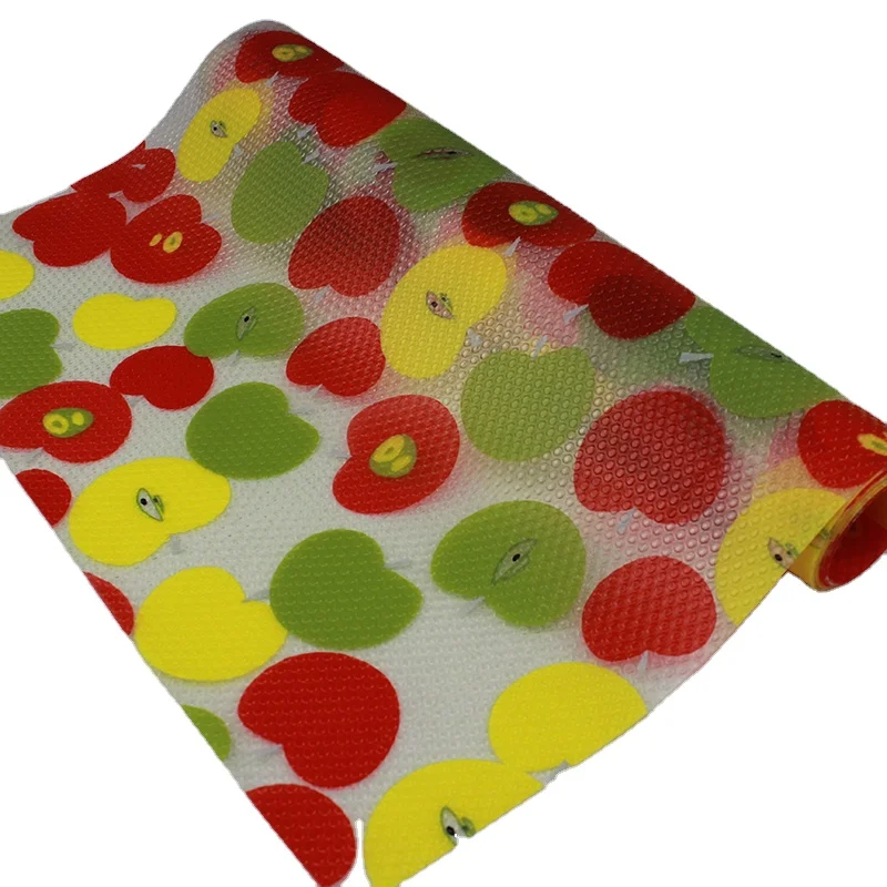 Printed non-slip mat refrigerator mat lining can be cleaned and non-slip shelf lining