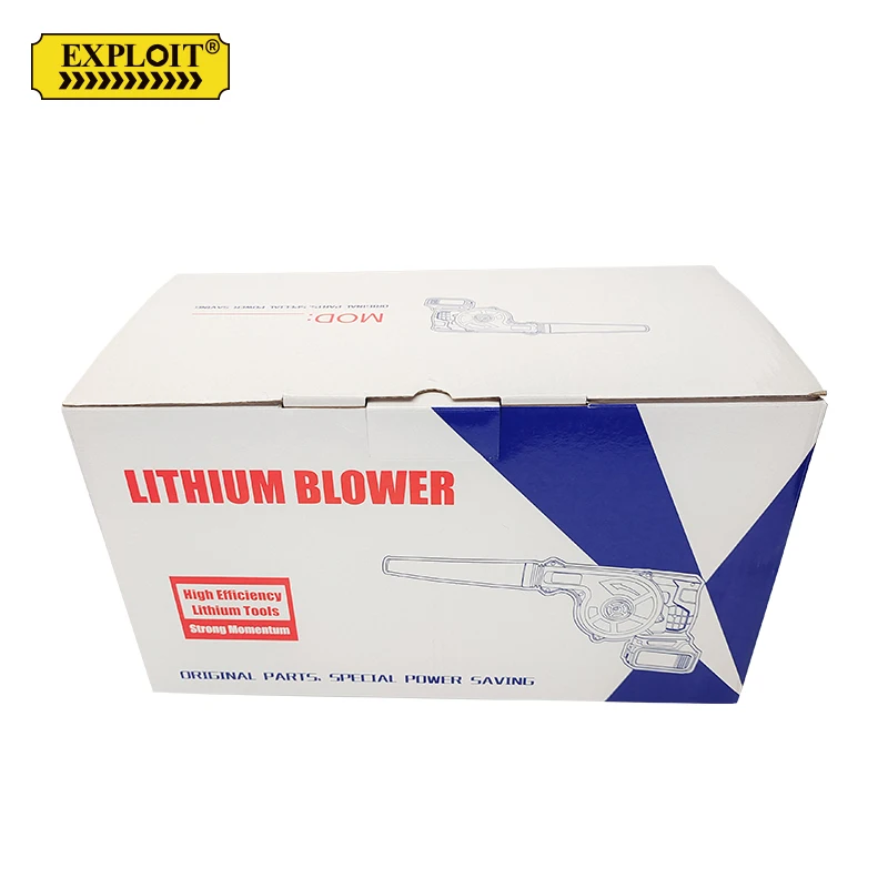 Heavy duty high power plastic air dryer blower portable custom 21v lithium Lithium battery leaf  blower