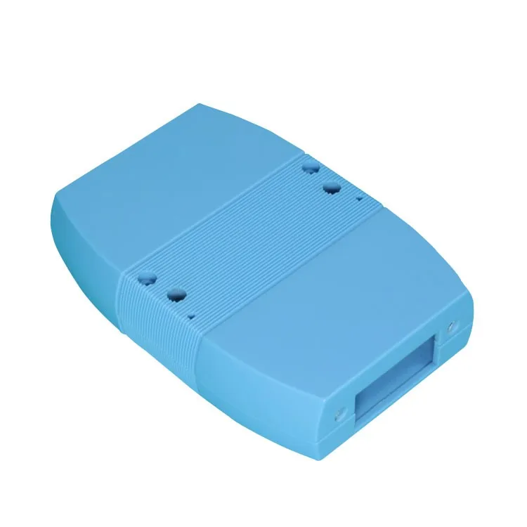 Синий din rail box пластиковый корпус электронный блок управления с кронштейном