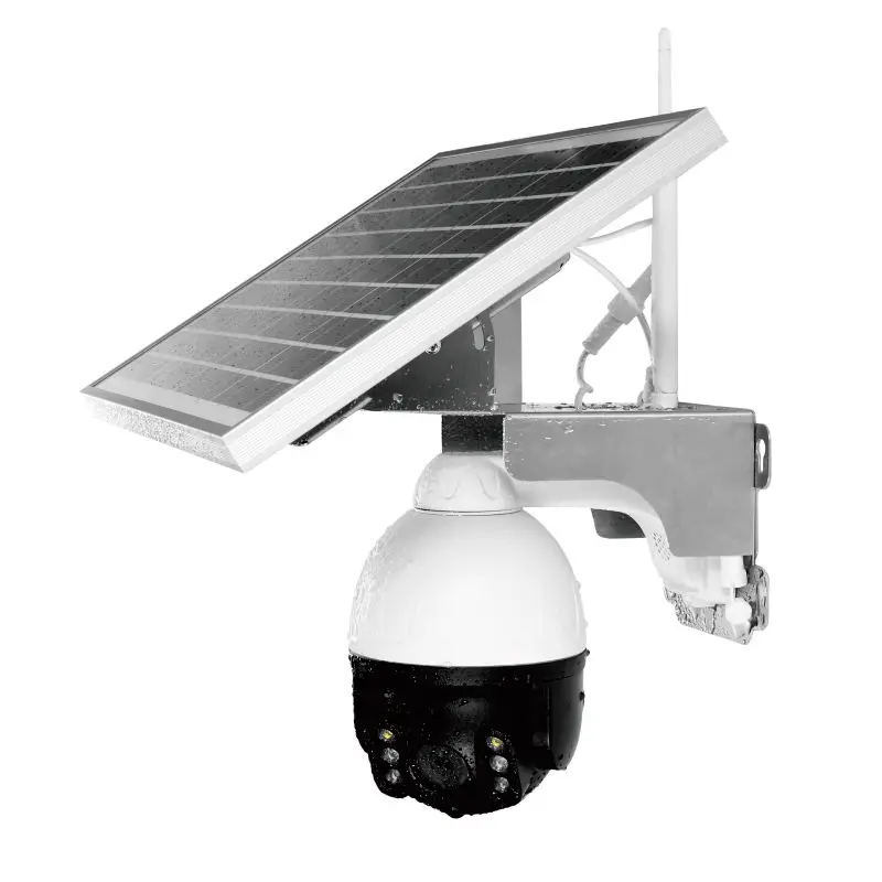 Outdoor Waterproof HD ONVIF Pan Tilt Dome Wireless Surveillance CCTV IP 5MP Solar WiFi PTZ Camera  1080P Large Capacity Outdoor