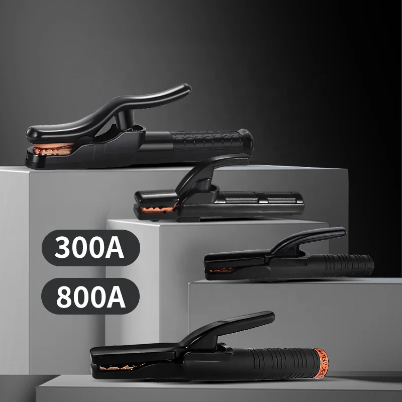 Electrode Holder 300A 800A Full Copper Solid Brass Welding Rod Holder For ARC Welder