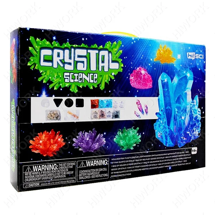 Hot Sale Educational LED Growing Crystal Set Diy Items For Kids