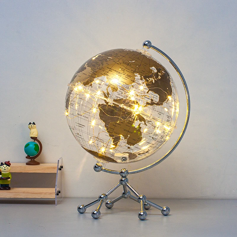 Wellfun No Power Ornaments Home Products Decor Wholesalers World Map Kid Gift Items Novelty Gifts Globe Earth Globe Decor Globe