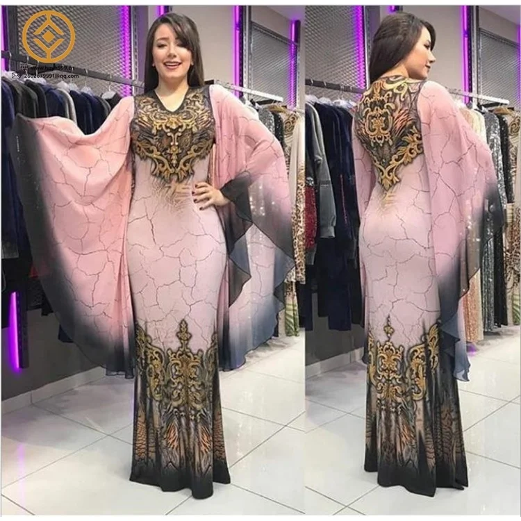 Cheap Muslim Arabic Silk Dubai Islamic Clothing Women Muslim kaftan robe evening gowns party Fashion Satin abaya Dress