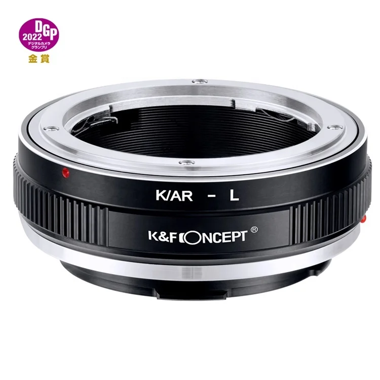 K&F Concept High Precision Lens Mount Adapter for Konica AR mount lenses to Leica L Camera Body