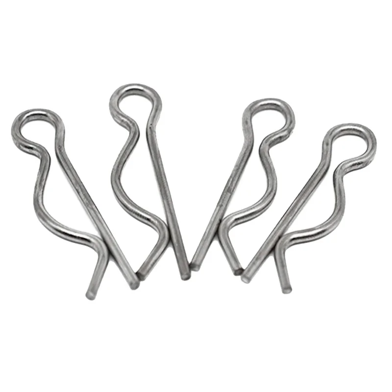 Super Duplex Stainless Steel 2205 2507 A286 Plain R Type Spring Cotter Lock Pin DIN11024