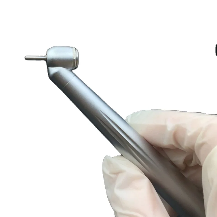 LED Ceramic Bearing Single-Point Spray 45 Angle Dental Push Button straight surgical handpiece