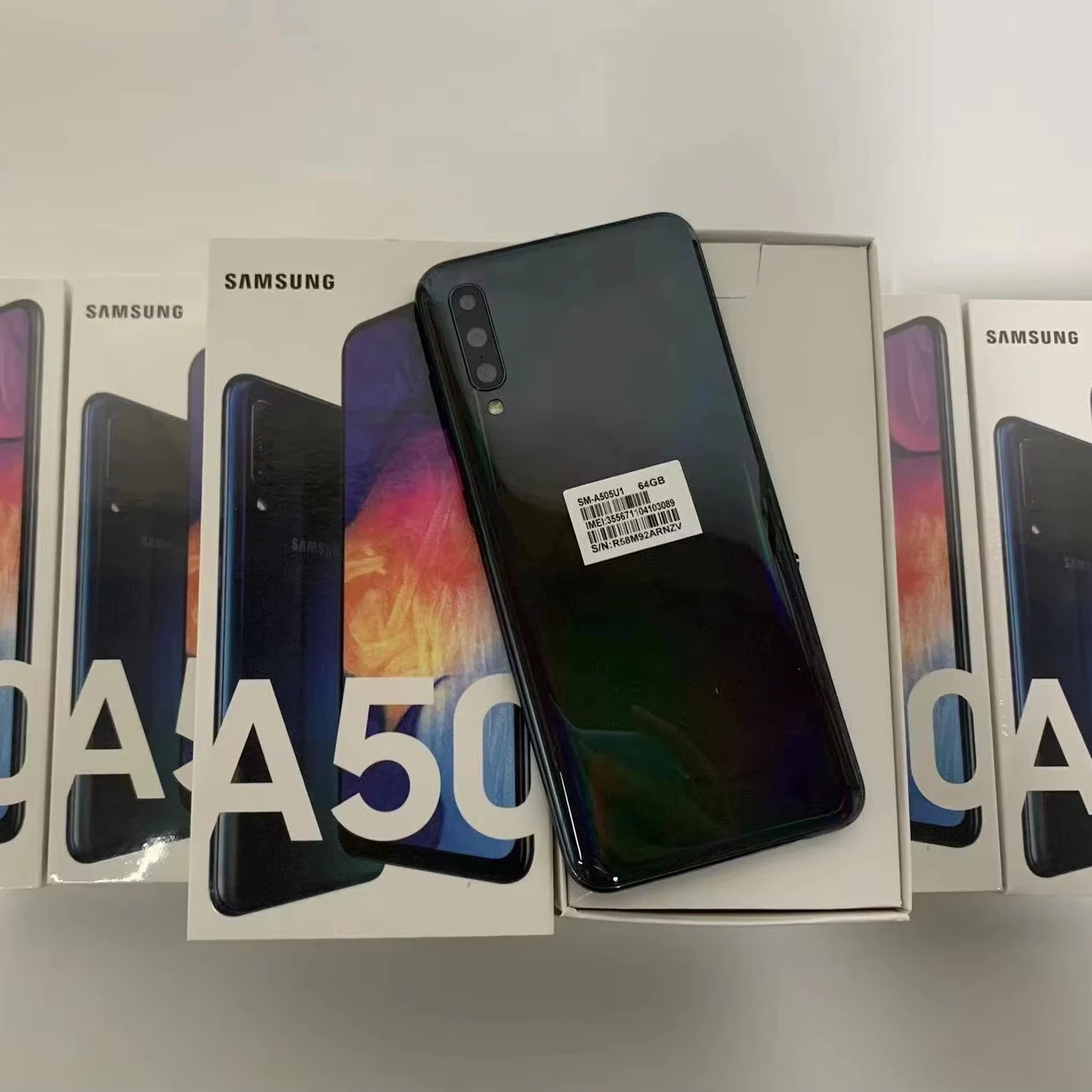 Флагманское Качество для Samsung Galaxy A50 абсолютно оригинальный разблокированный сотовый телефон смартфоны Android б/у мобильный Celulares