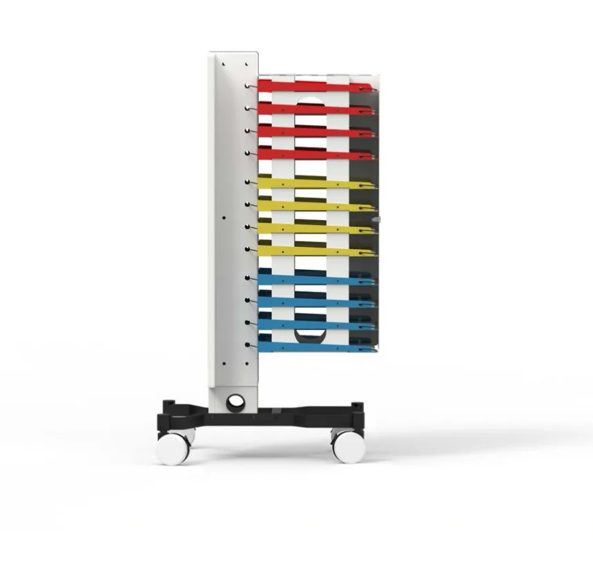 Зарядная тележка для классных комнат с колесами 12 ноутбуков планшетов 220 В переменного тока мощная Мобильная зарядная станция