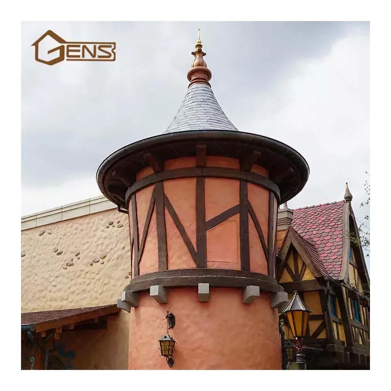 Building material copper seamless gutters for roof drainage