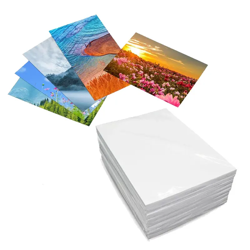 RC Glossy 260gsm inkjet photo paper 4r Compatible Pigment Dye Ink