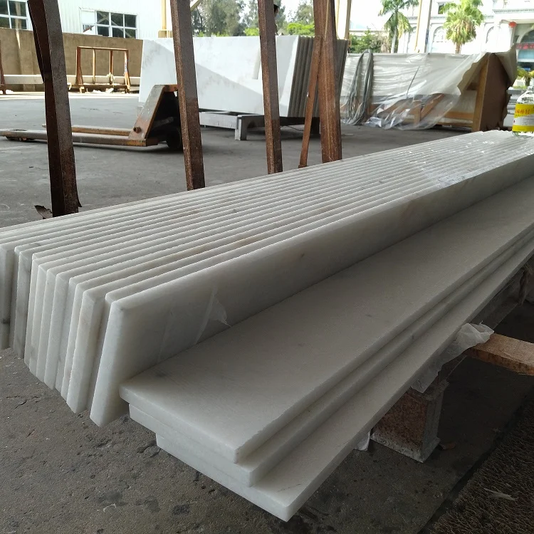 Factory Price Nature White Marble China Guangxi White Marble for Kitchen Countertop Coffee Table