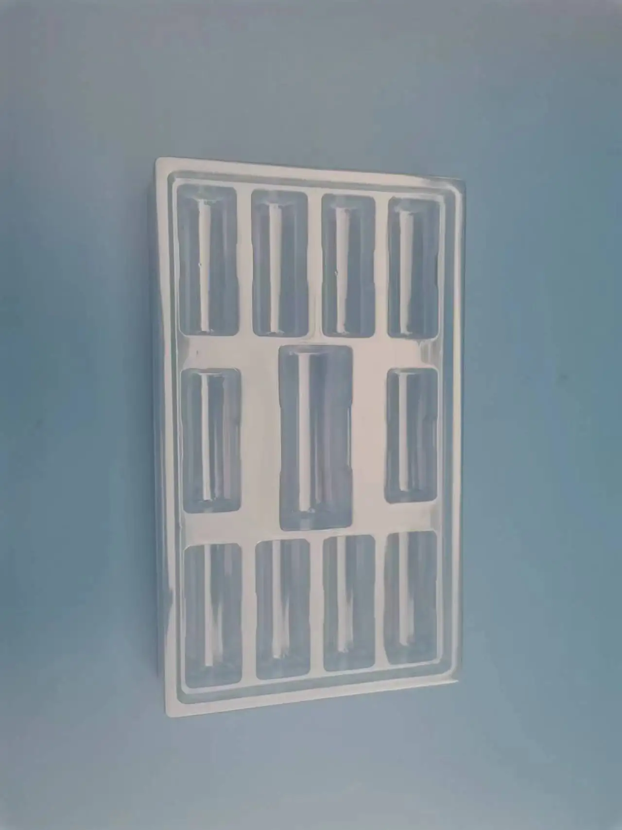 Disposable Vial Box with Embossing Plastic Material