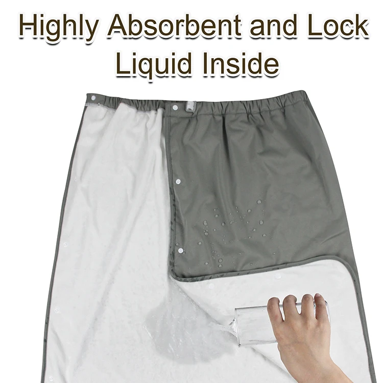 Famicheer Menstrual Period Skirt Cozy Diapers Adult Briefs Adult Diapers Elderly Diapers Skirt for Sleeping Leak-Proof