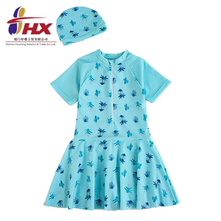 2023 New One Piece Kids Swimsuit Custom Bathing Suit Baby Girls Tankini Swimsuits Children Swimwear