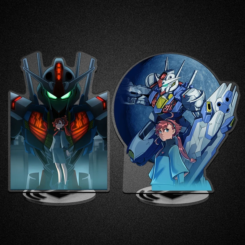 14CM Ghost in the Shell SAC 2045 Mobile Suit Gundam THE WITCH FROM MERCURY anime Standee Stand figures derivatives Customized