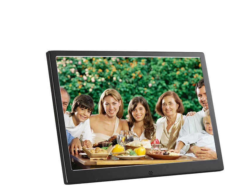 12,1 дюймовая цифровая рамка для фотографий металлический мультицифровой видеоплеер цифровая рамка для фотографий 12,1 дюйма