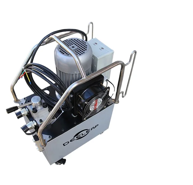 Deeleap Factory direct sale 700 bar High Pressure hydraulic pump Hydraulic Oil Power Pack with two speed PED206M