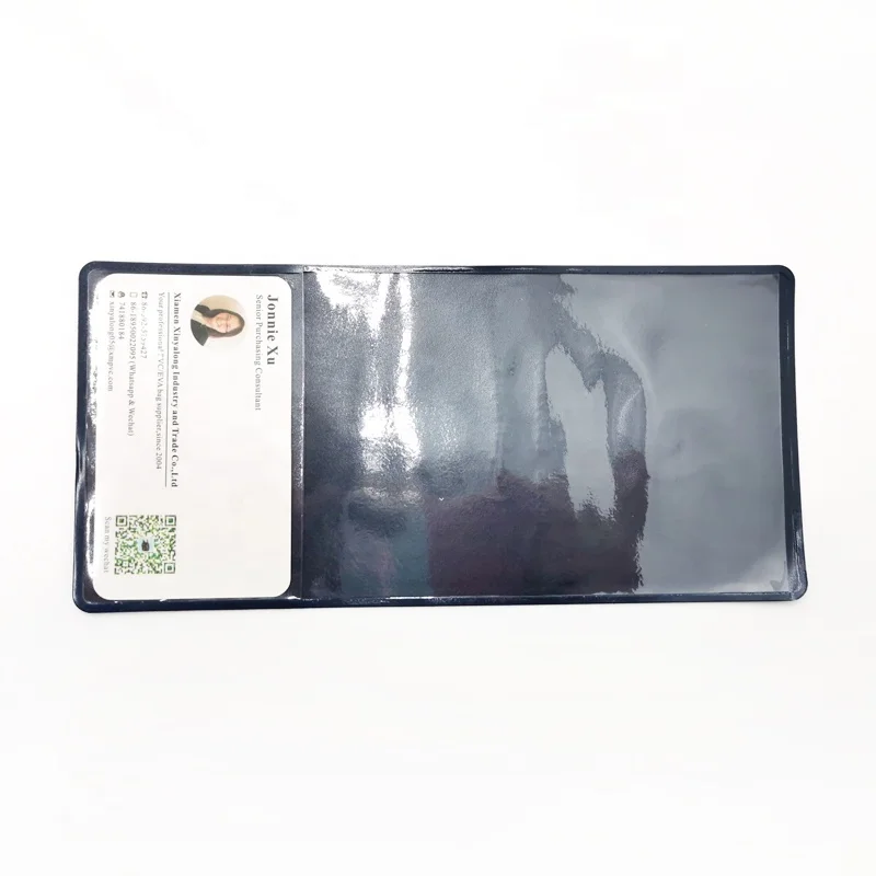 Заводская поставка дешевый пластиковый держатель для кредитных карт из ПВХ страховочных