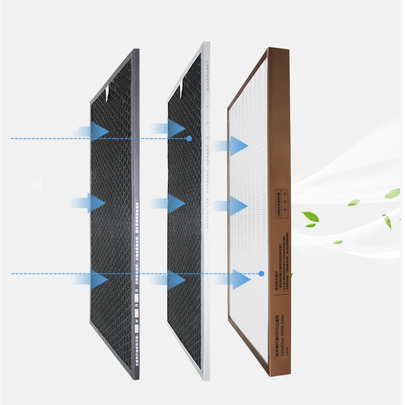 
HEPA Air Filters Replacement and HEPA Activated Carbon Filter for Panasonic F-ZJLP/ZJLD/ZJLF90C Filter Model F-VJL75C VJL90C 