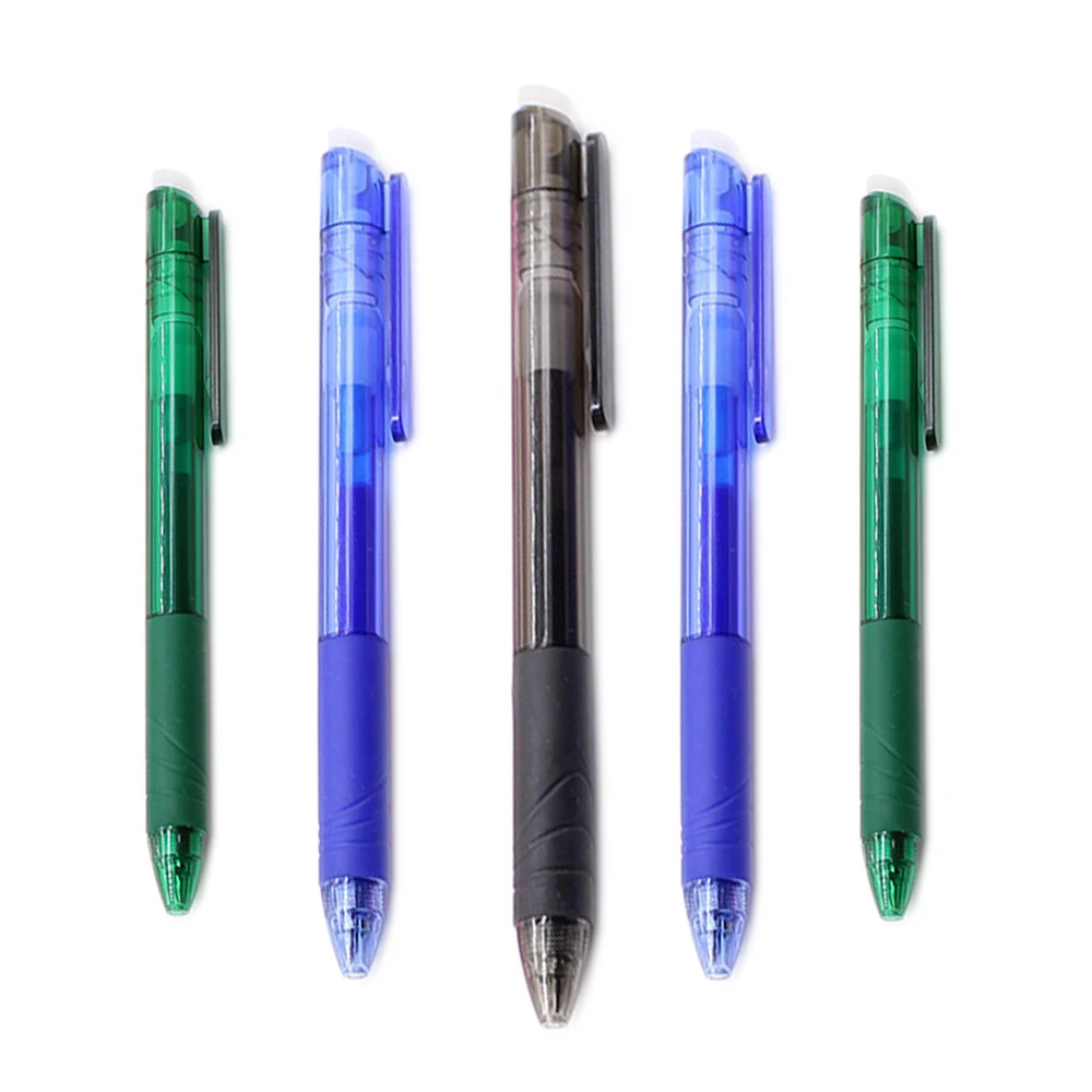 Новинка, Kawaii, индивидуальный логотип, Термочувствительная многоразовая стираемая гелевая ручка с ластиком