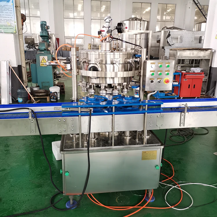 Beer Canning Machine Equipment Complete Automatic Carbonated Drinks Beer Soda Aluminum Can Filling Machine