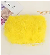 Fashion Cheap Fluffy Feathers Fringe Turkey Marabou Feather Trimming For Garment Clothing Dresses
