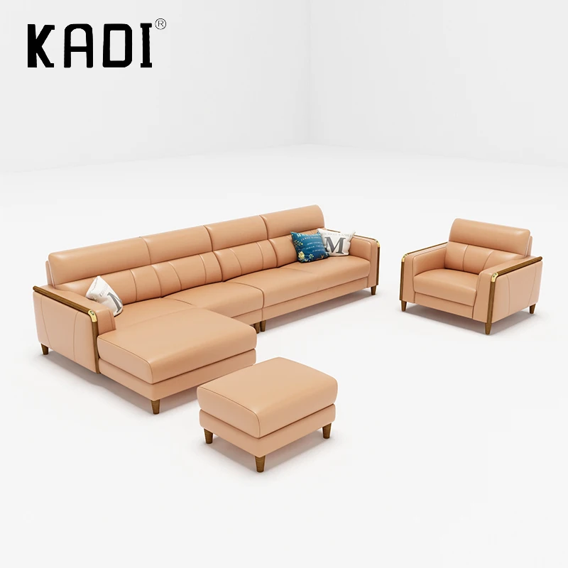 Классический Натуральная кожа диван современный домашний кинотеатр кресло диван мебель